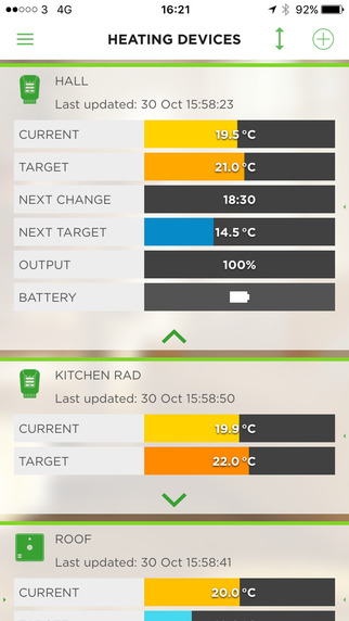 lightwaverf-Kitchen heating