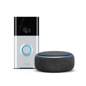 Ring Smart Doorbell plus Free AMazon Echo