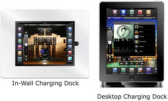 Savant In-Wall and Desktop iPad Docks