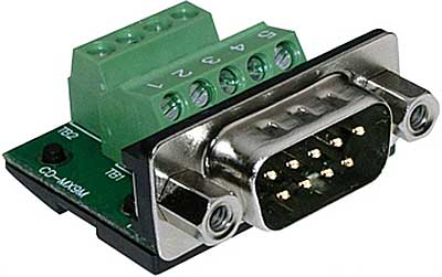 Screw Terminal RS-232 Serial Plug