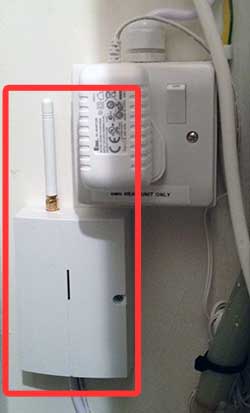 SMS Heating Controller Installed