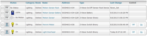 HomeTroller Zee Web Interface