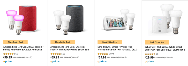 Philips Hue Bundle Deal with Amazon Echo