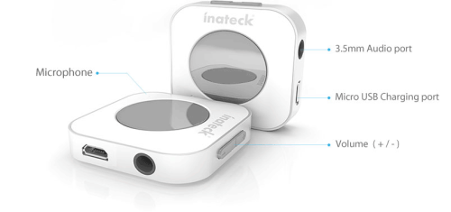 Inateck BR1001 Bluetooth Receiver Diagram