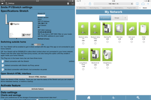 Plugwise Home Stretch 2.0 Settings